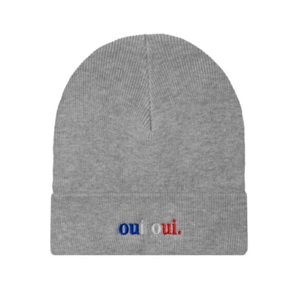 French Abroad knit beanie. Oui Oui. NWT. - Picture 1 of 8